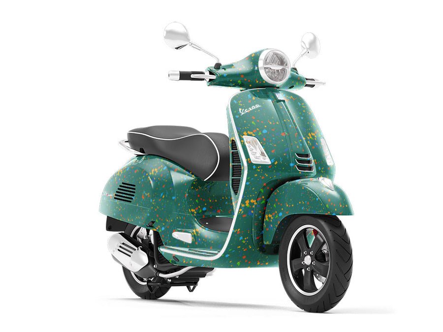 Capturing Moods Paint Splatter Vespa Scooter Wrap Film
