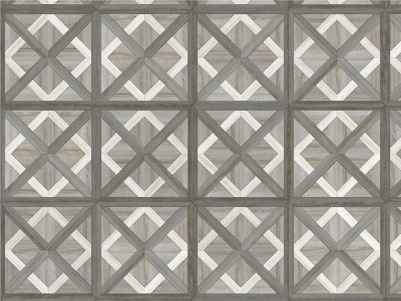 Carbon Stain Wooden Parquet Vinyl Wrap Pattern~Rwraps Series 914 Digitally Printed Vinyl Wrap~0