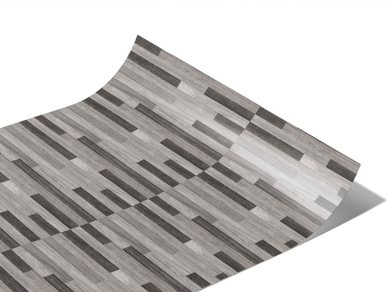 Carbon Stain Wooden Parquet Vinyl Wraps~Rwraps Series 914 Digitally Printed Vinyl Wrap~1