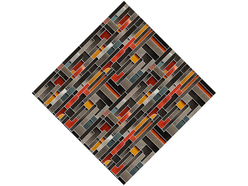 Carbonized Tile Vinyl Wrap Pattern