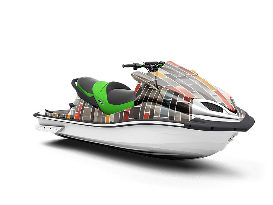 Carbonized Tile Jet Ski Vinyl Customized Wrap