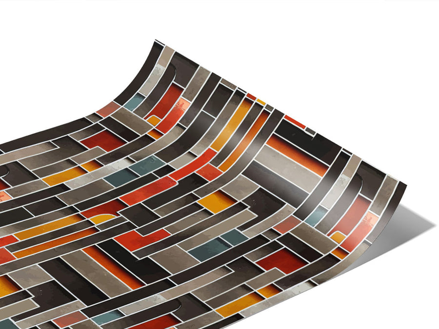 Carbonized Tile Vinyl Wraps~Rwraps Series 914 Digitally Printed Vinyl Wrap~1