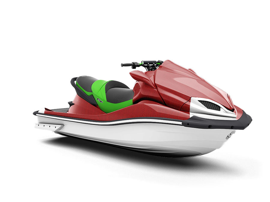 Carmine Wood Plank Jet Ski Vinyl Customized Wrap
