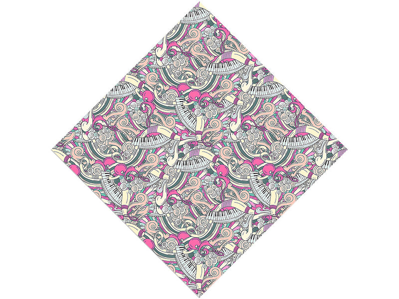 Carnation Chords Music Vinyl Wrap Pattern