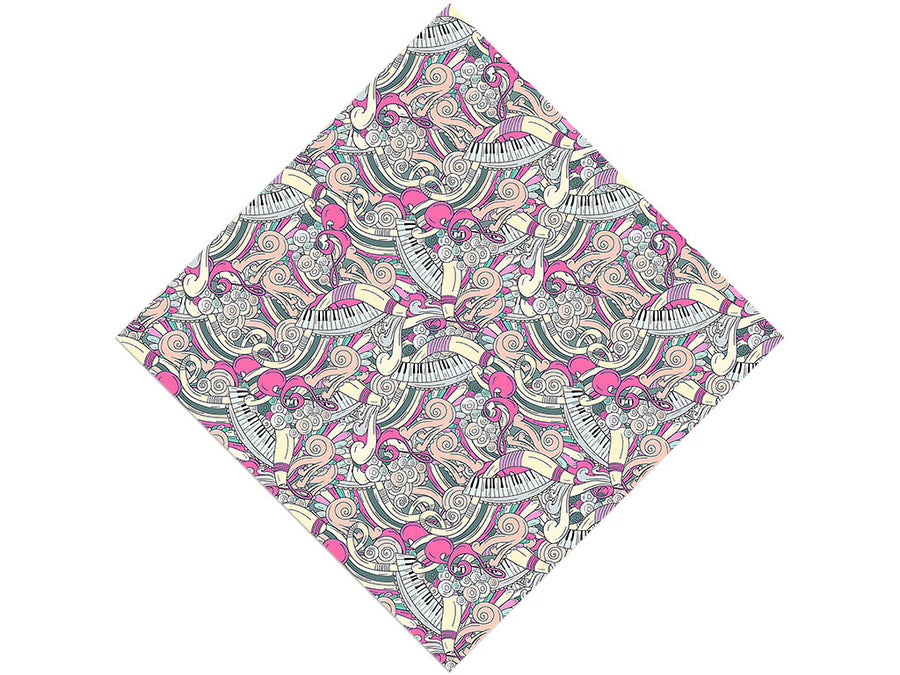 Carnation Chords Music Vinyl Wrap Pattern