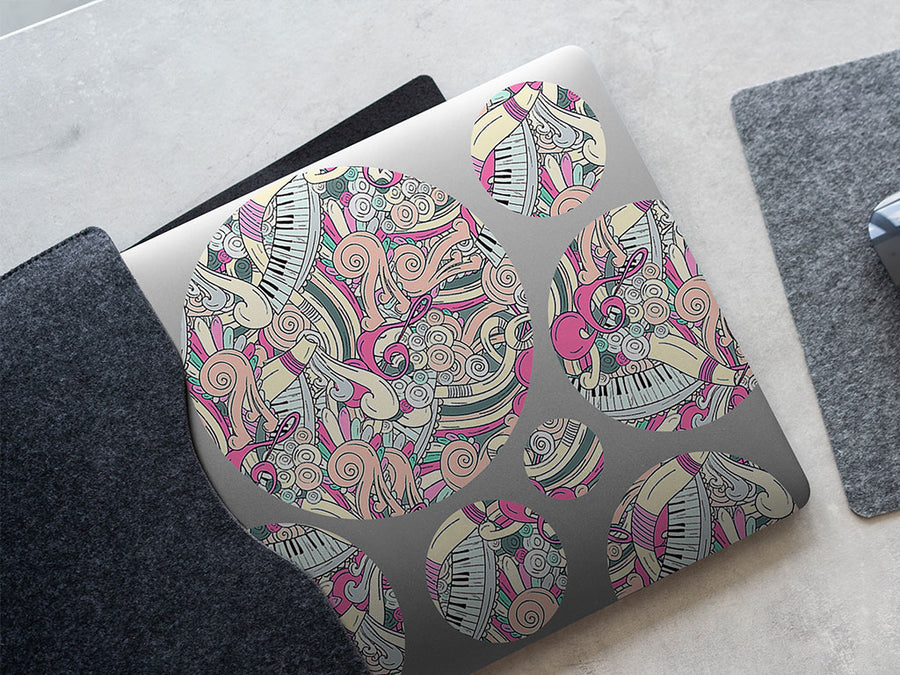 carnation chords music DIY Laptop Stickers