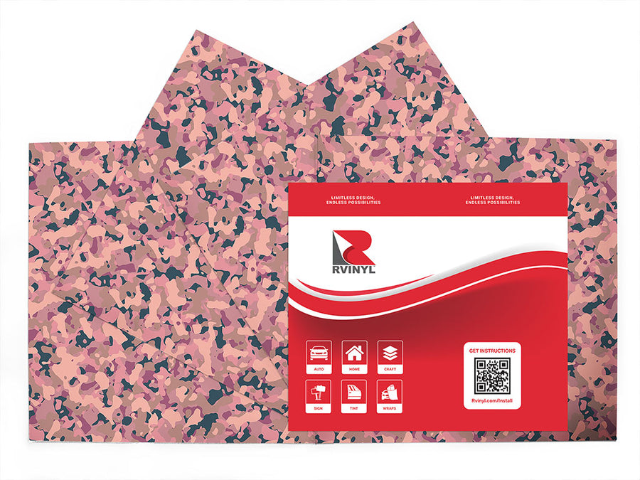 carnation erdl camouflage Craft Vinyl Sheet Pack