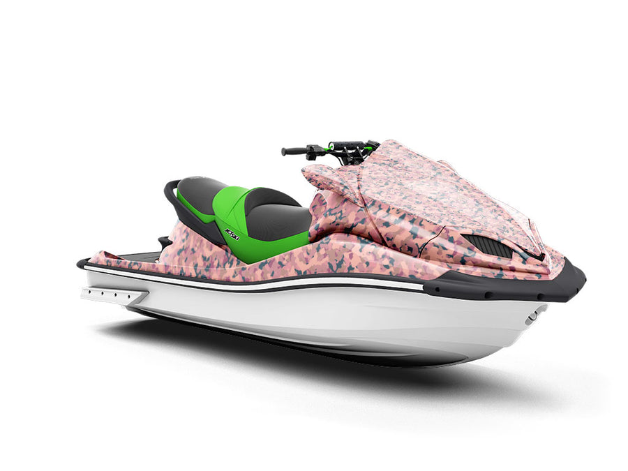Carnation ERDL Camouflage Jet Ski Vinyl Customized Wrap