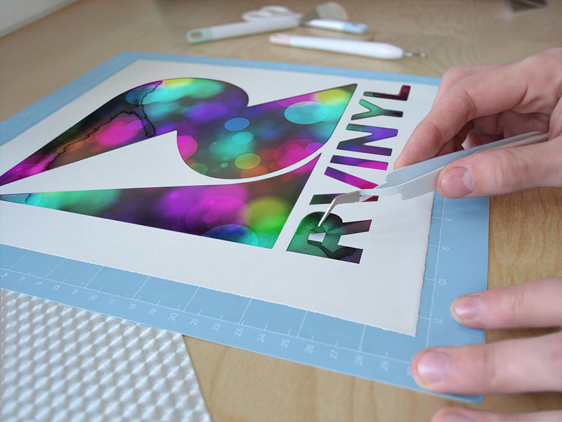 carnival nights bokeh Easy Weed Craft Vinyl