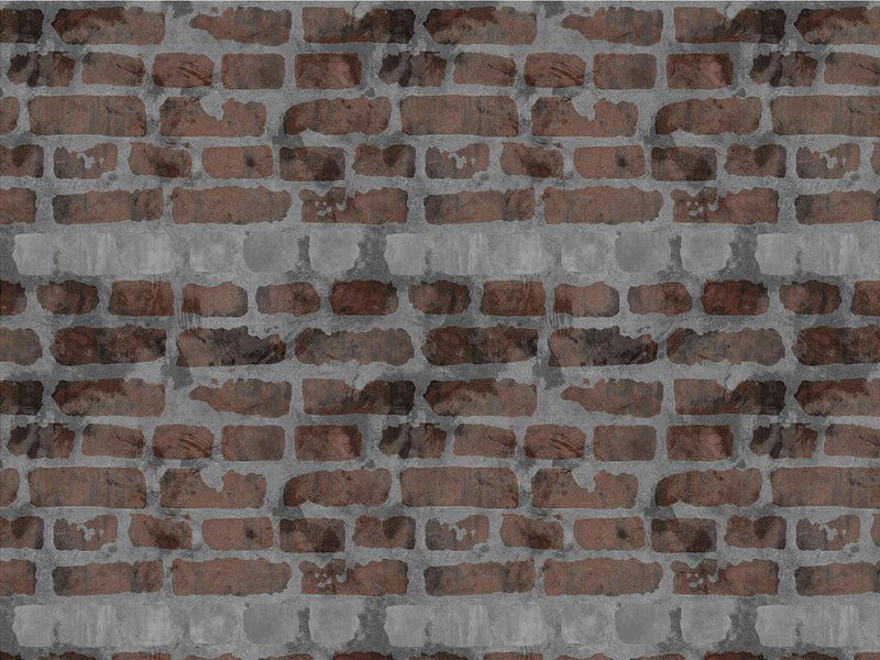 Carob Brown Brick Vinyl Wrap Pattern~Rwraps Series 914 Digitally Printed Vinyl Wrap~0