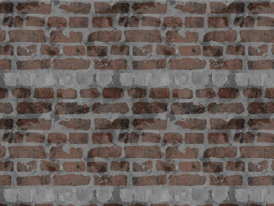 Carob Brown Brick Vinyl Wrap Pattern~Rwraps Series 914 Digitally Printed Vinyl Wrap~0