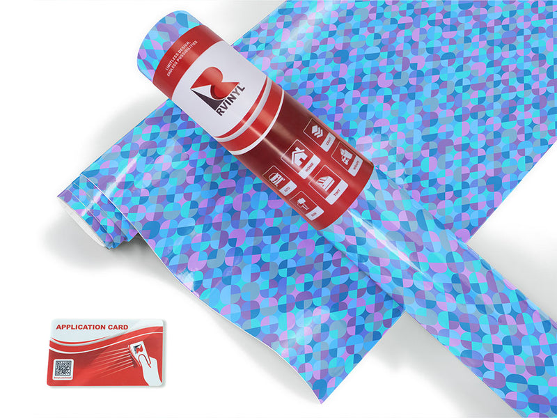 carolina blues pixel Craft Vinyl Roll