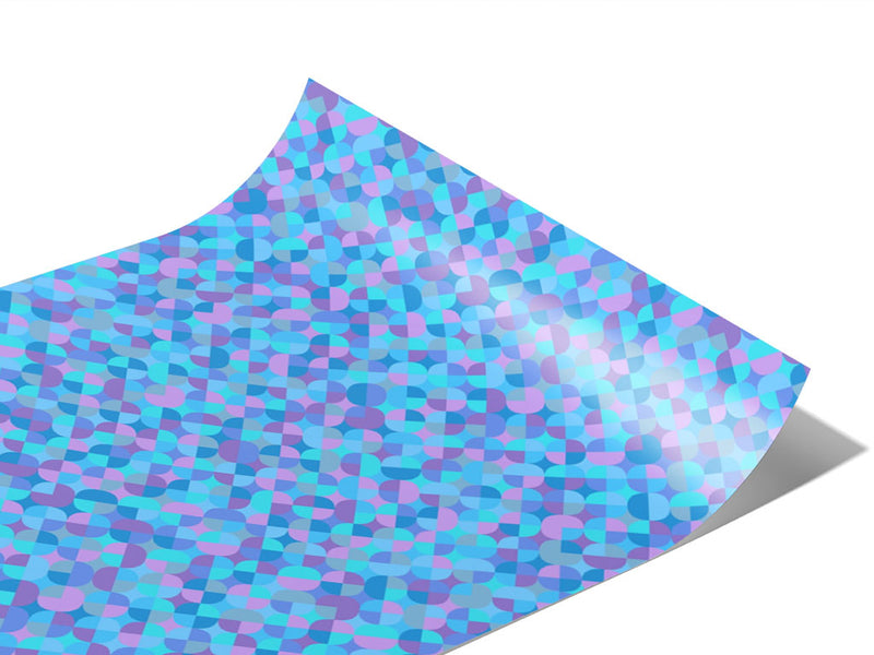 Carolina Blues Pixel Vinyl Wraps~Rwraps Series 914 Digitally Printed Vinyl Wrap~0
