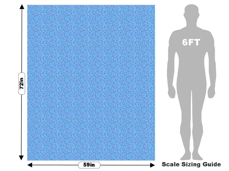 Carolina Blues Pixel Vehicle Wrap Scale~Rwraps Series 914 Carolina Blues Pixel Measurements~1