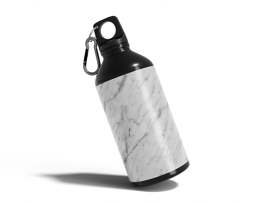 carrara slab white marble stone Water Bottle DIY Stickers
