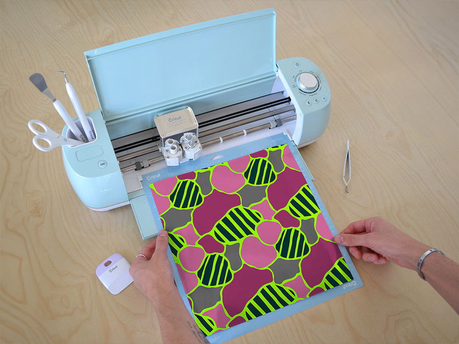 carried away abstract geometric Cricut Compatible Vinyl