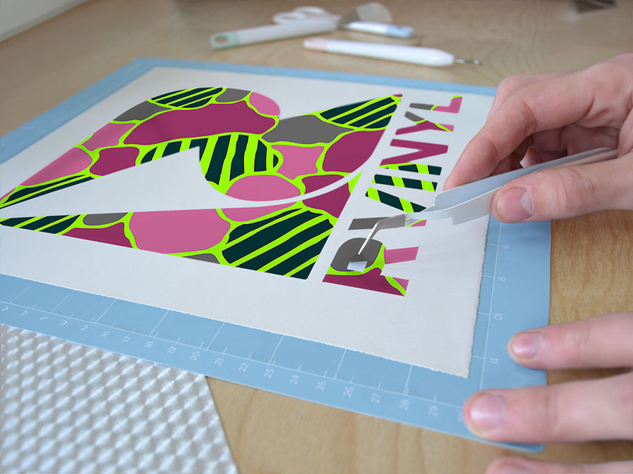 carried away abstract geometric Easy Weed Craft Vinyl