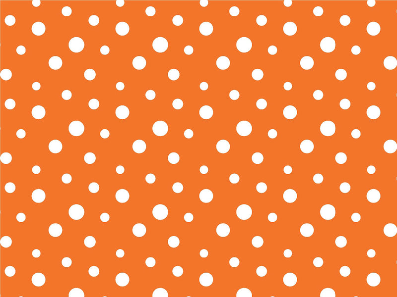 Carrot Orange Polka Dot Vinyl Wrap Pattern~Rwraps Series 914 Digitally Printed Vinyl Wrap~0