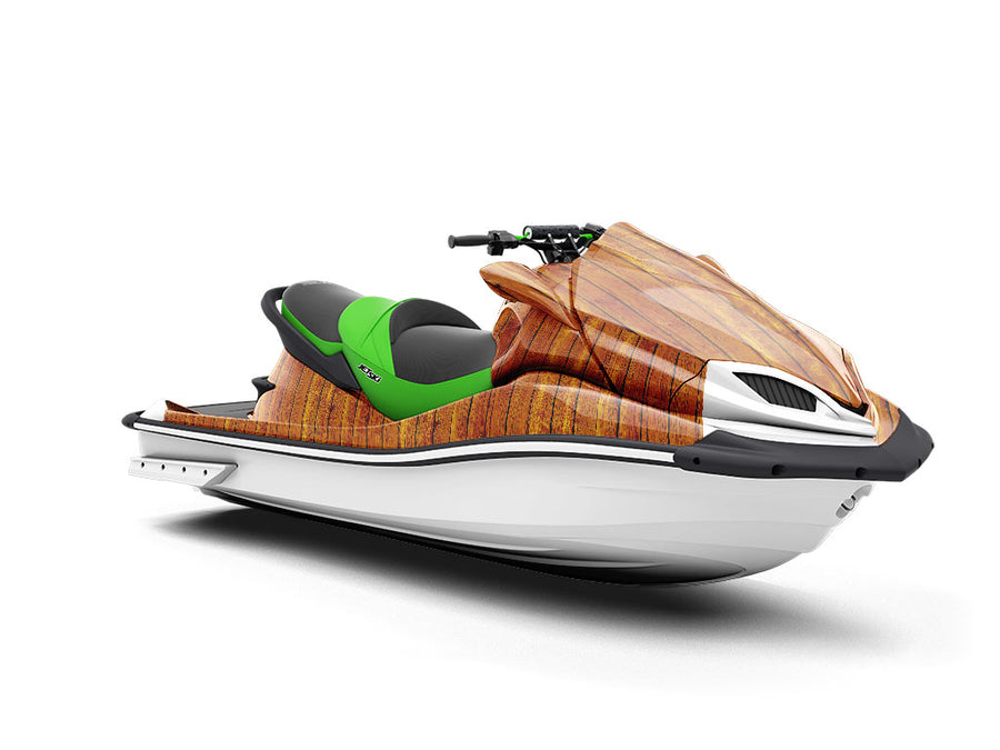 Carrot Wood Plank Jet Ski Vinyl Customized Wrap