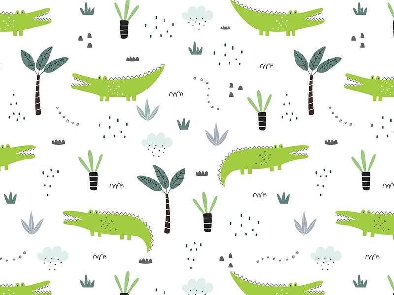 Cartoon Alligators Marine Life Vinyl Wrap Pattern~Rwraps Series 914 Digitally Printed Vinyl Wrap~0