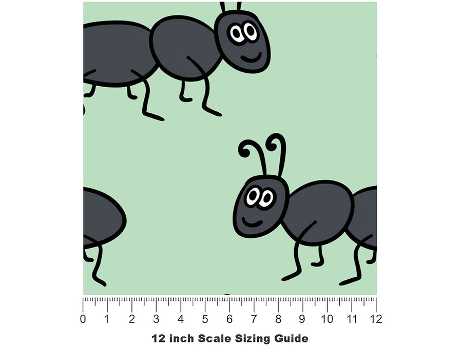 Cartoon Brothers Bug Vinyl Film Pattern Size 12 inch Scale~Rwraps Cartoon Brothers Bug Sizing Chart~2