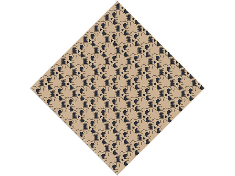 Cartoon Catacombs Zombie Vinyl Wrap Pattern