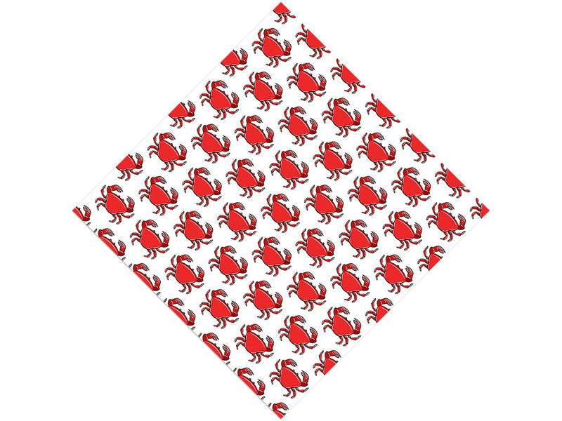 Cartoon Crabs Marine Life Vinyl Wrap Pattern