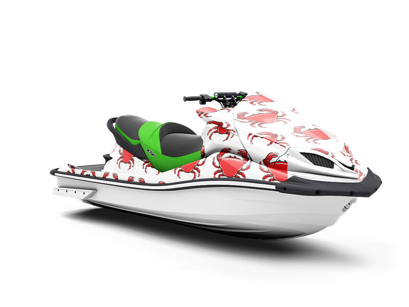 Cartoon Crabs Marine Life Jet Ski Vinyl Customized Wrap