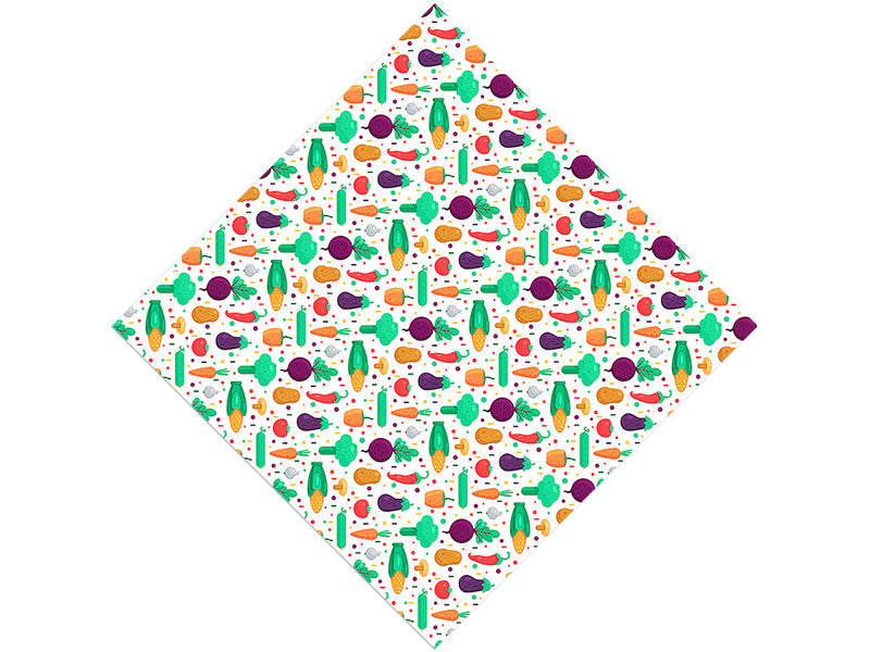 Cartoon Harvest Gardening Vinyl Wrap Pattern