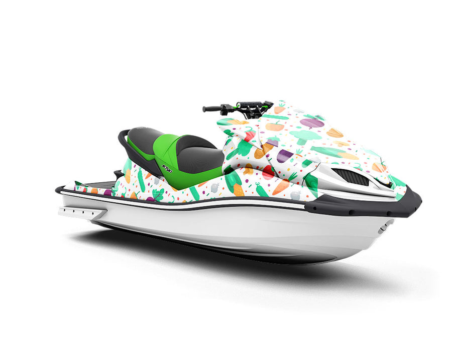 Cartoon Harvest Gardening Jet Ski Vinyl Customized Wrap