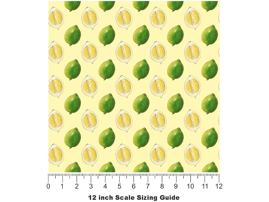 Caustic Castello Fruit Vinyl Film Pattern Size 12 inch Scale~Rwraps Caustic Castello Fruit Sizing Chart~2