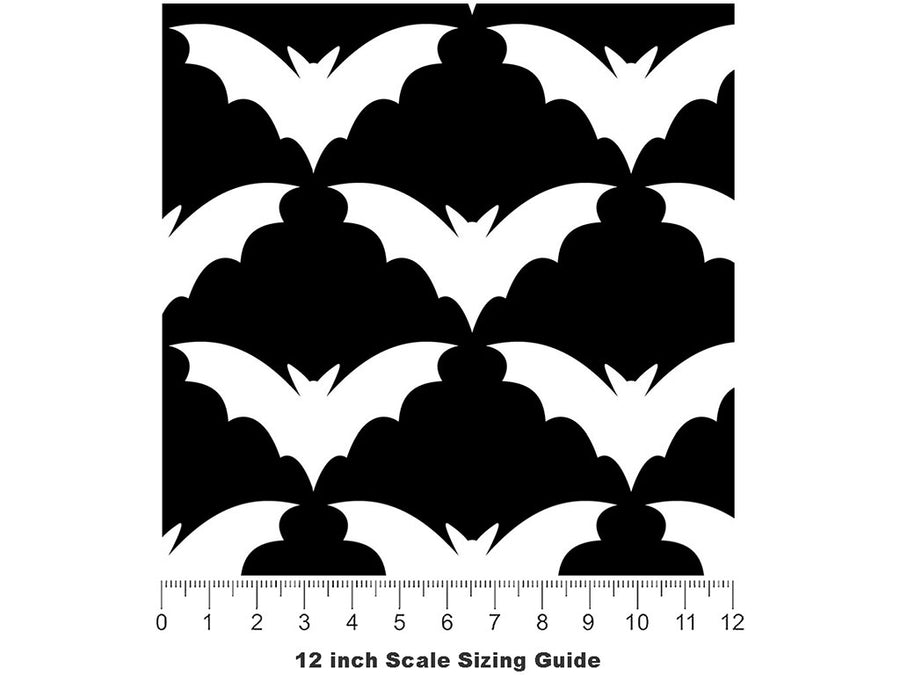 Cave Life Animal Vinyl Film Pattern Size 12 inch Scale~Rwraps Cave Life Animal Sizing Chart~2