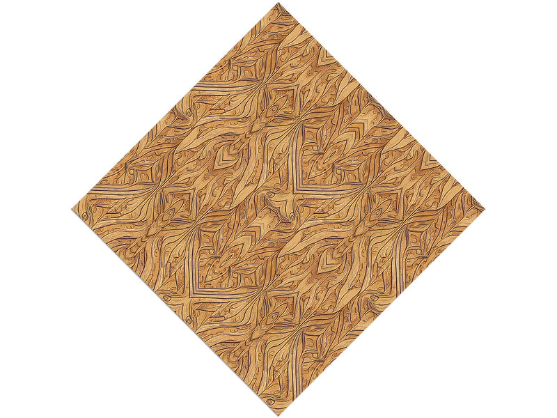 Cedar Fortune Wooden Parquet Vinyl Wrap Pattern