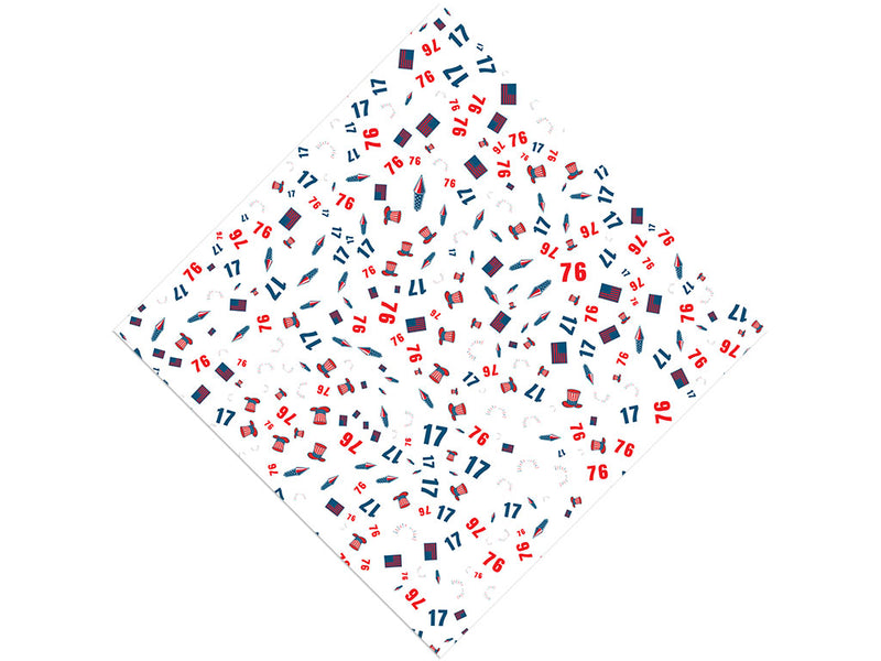 Celebrate 1776 Americana Vinyl Wrap Pattern