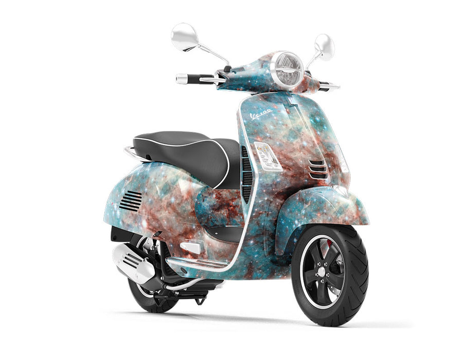Celestial Night Galaxy Vespa Scooter Wrap Film