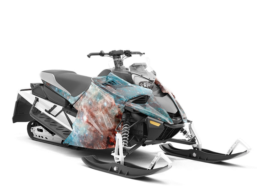Celestial Night Galaxy Custom Wrapped Snowmobile