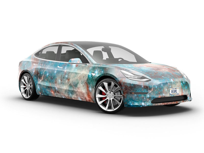 Celestial Night Galaxy Vehicle Vinyl Wrap