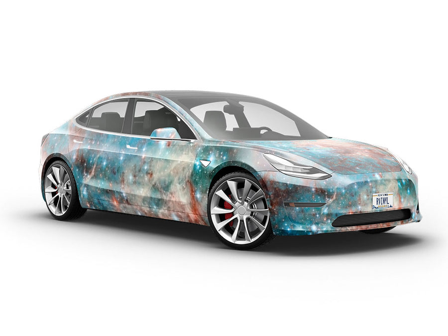 Celestial Night Galaxy Vehicle Vinyl Wrap