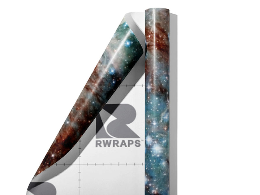 Celestial Night Galaxy Wrap Film Sheets~Rwraps Series 914 Celestial Night Galaxy Scrolled Sheet~5