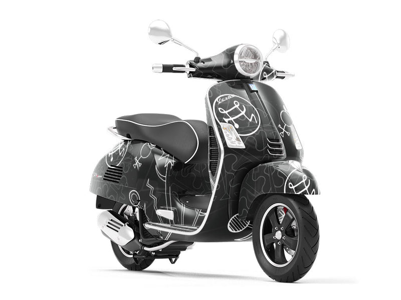 Celestial Offerings Mystic Vespa Scooter Wrap Film