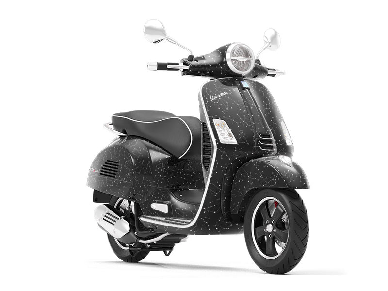 Celestial Skies Astrology Vespa Scooter Wrap Film