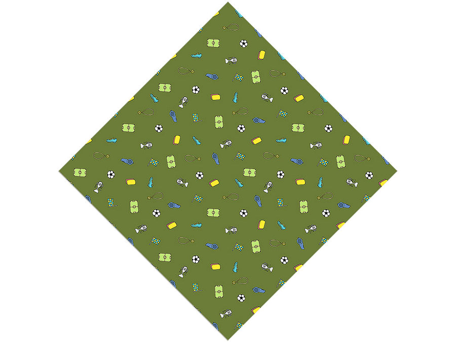 Center Forward Sport Vinyl Wrap Pattern