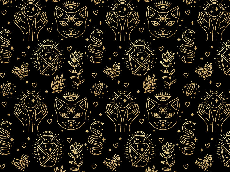 Ceremonial Images Witch Vinyl Wrap Pattern~Rwraps Series 914 Digitally Printed Vinyl Wrap~0