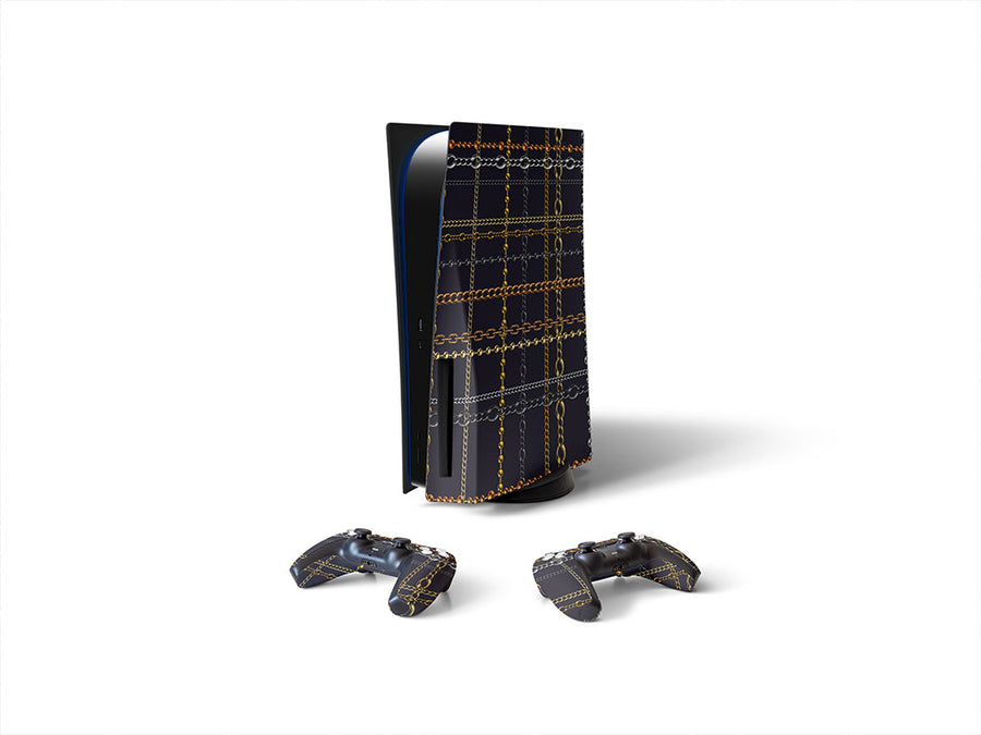 chain excitement bling Sony PS5 DIY Skin