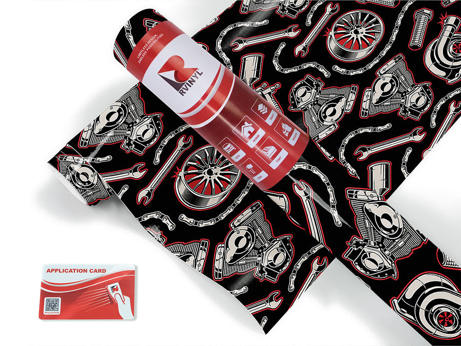 chained rims gearhead Craft Vinyl Roll