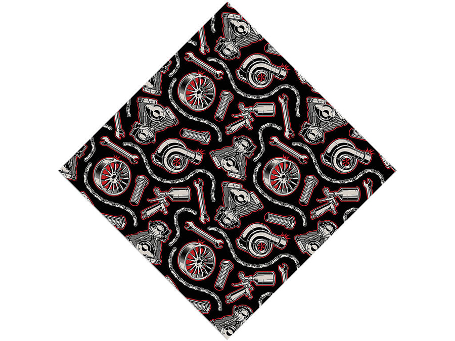 Chained Rims Cars Vinyl Wrap Pattern