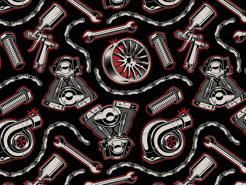 Chained Rims Cars Vinyl Wrap Pattern~Rwraps Series 914 Digitally Printed Vinyl Wrap~0