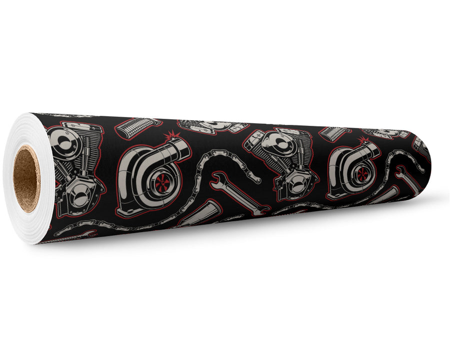 Chained Rims Cars Wrap Film Wholesale Roll~Rwraps Series 914 Digitally Printed Vinyl Roll~5
