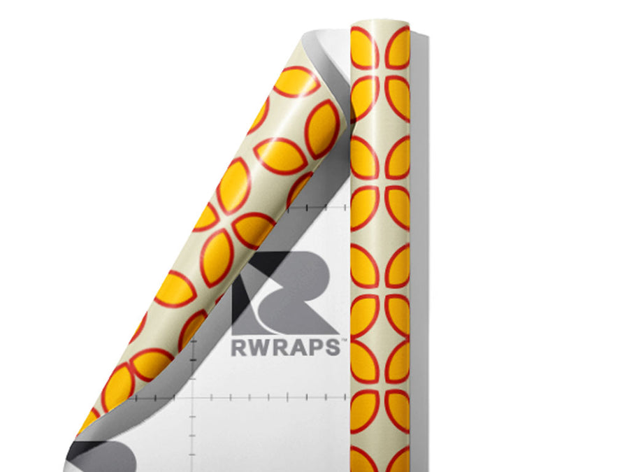 Champagne King Retro Wrap Film Sheets~Rwraps Series 914 Champagne King Retro Scrolled Sheet~3