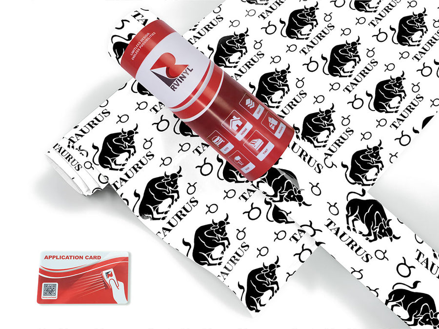 charging bull astrology Craft Vinyl Roll